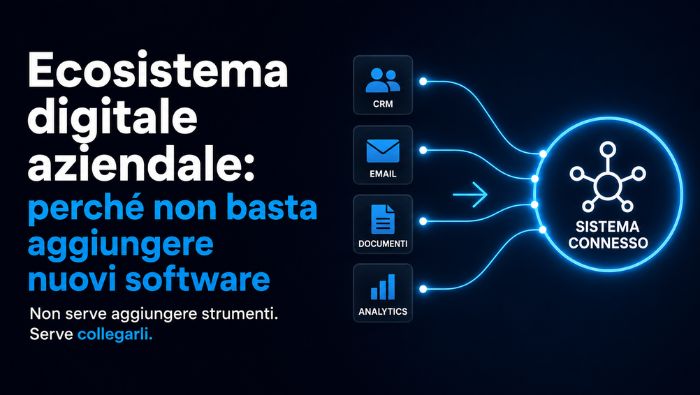 Ecosistema digitale aziendale: perché non basta aggiungere nuovi software