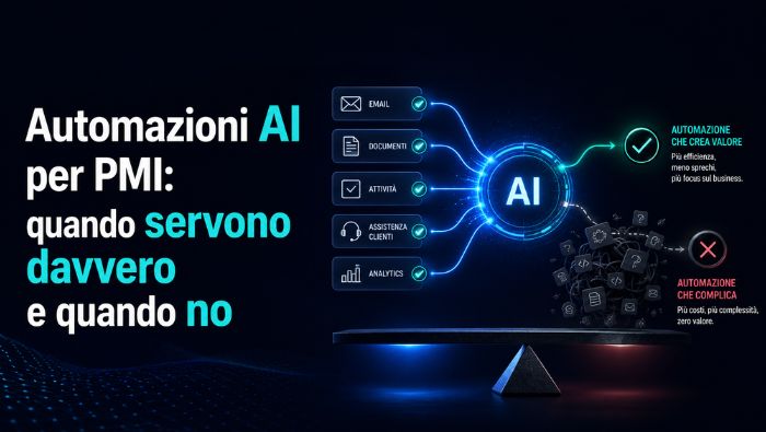 Automazioni AI per PMI: quando servono davvero e quando no