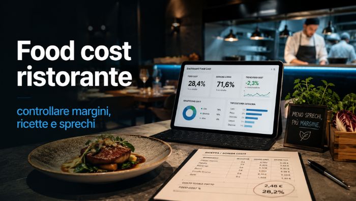 Food cost ristorante: come controllare margini, ricette e sprechi