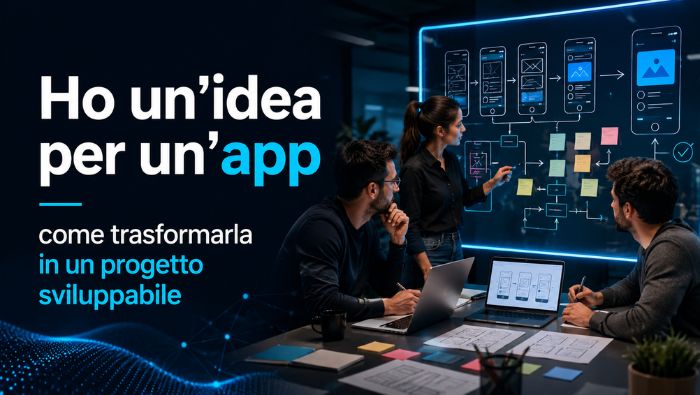 Ho un’idea per un’app: come trasformarla in un progetto sviluppabile